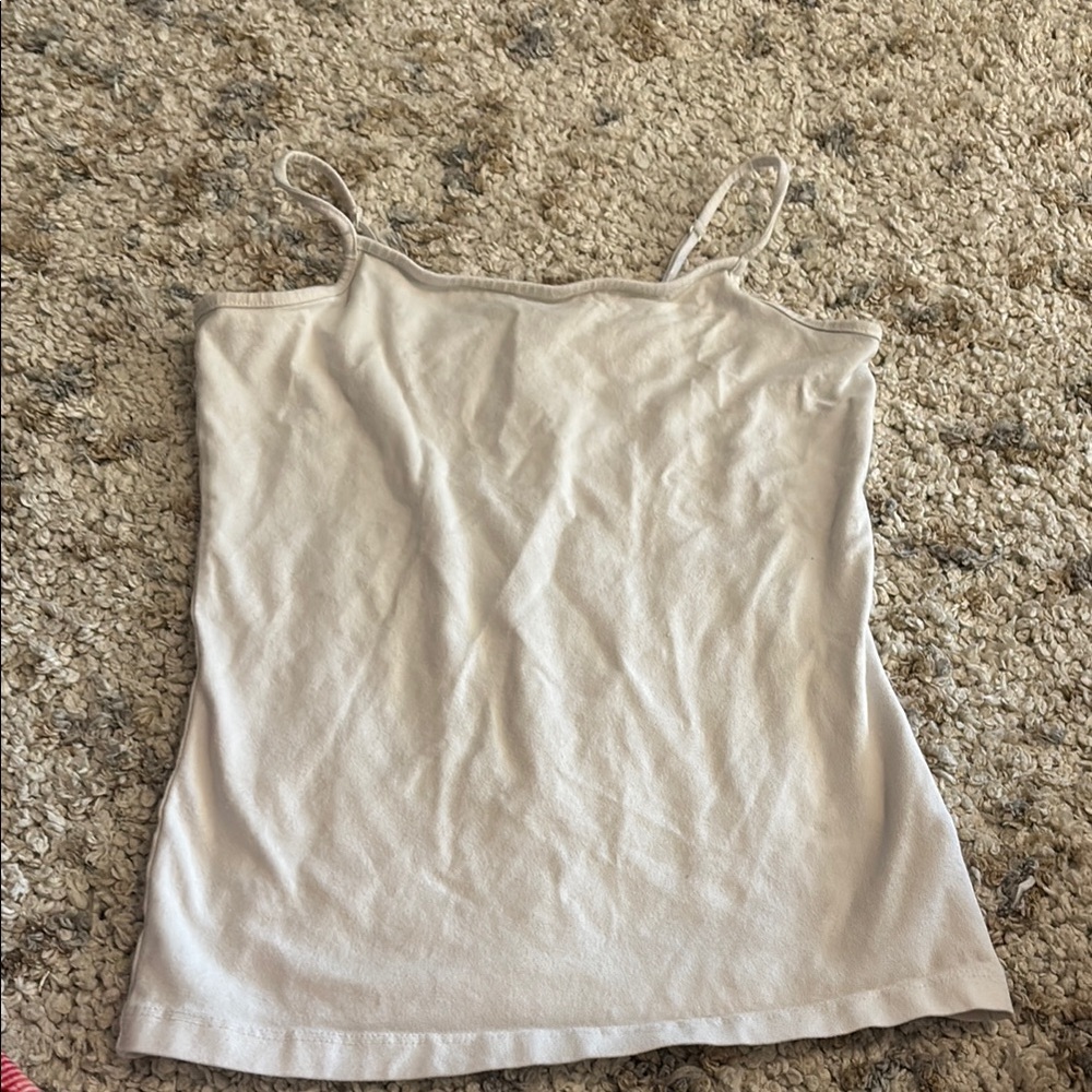 Cat & Jack White Fitted Camisole Top